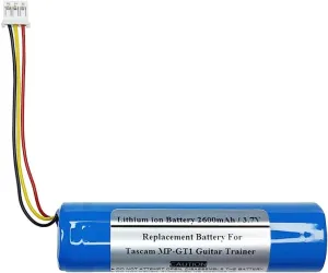 2600mAh 3.7V Replacement Battery Compatible with Tasca m MP-GT1 Portable Memory MP3 Guitar Trainer, BP-L1C-22, E01587110A