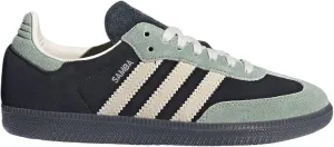 adidas Samba OG Womens Lifestyle Shoes (Core Black/Alumina/Silver Green)