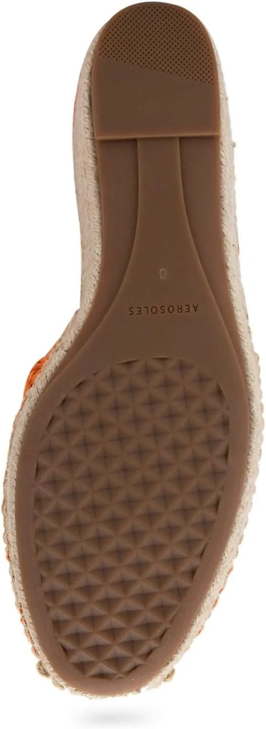 Aerosoles Women's Scarlett Raffia Espadrille Wedge Sandal