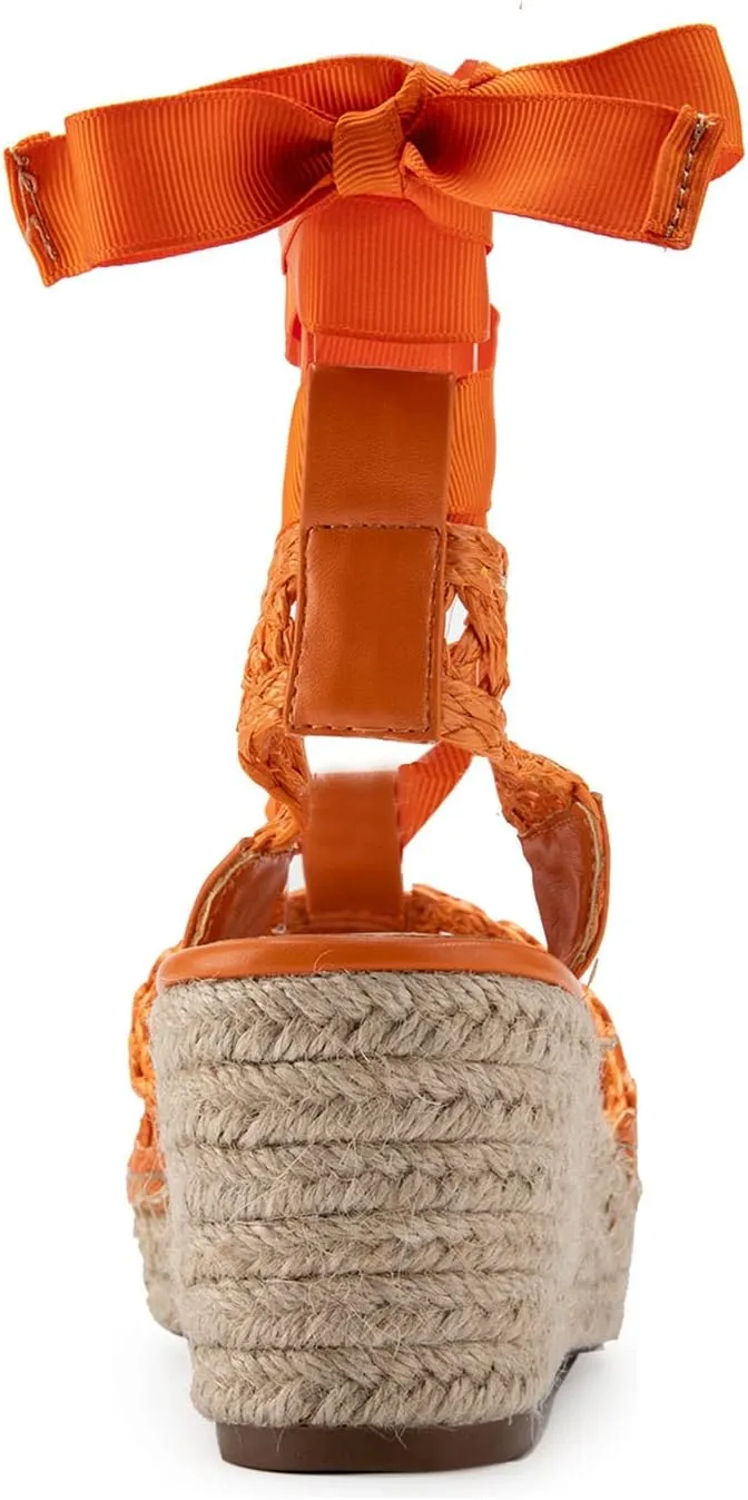 Aerosoles Women's Scarlett Raffia Espadrille Wedge Sandal