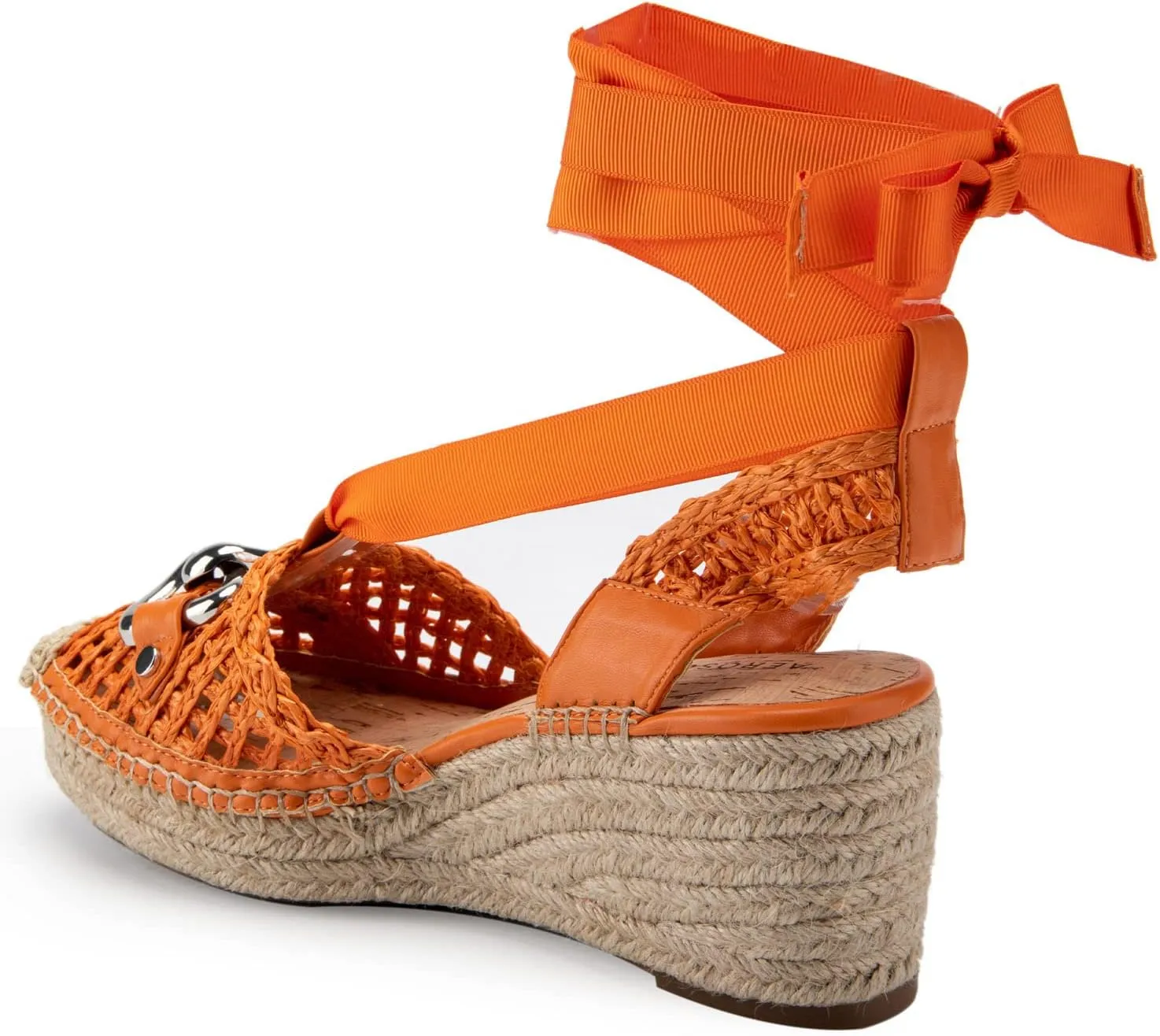 Aerosoles Women's Scarlett Raffia Espadrille Wedge Sandal