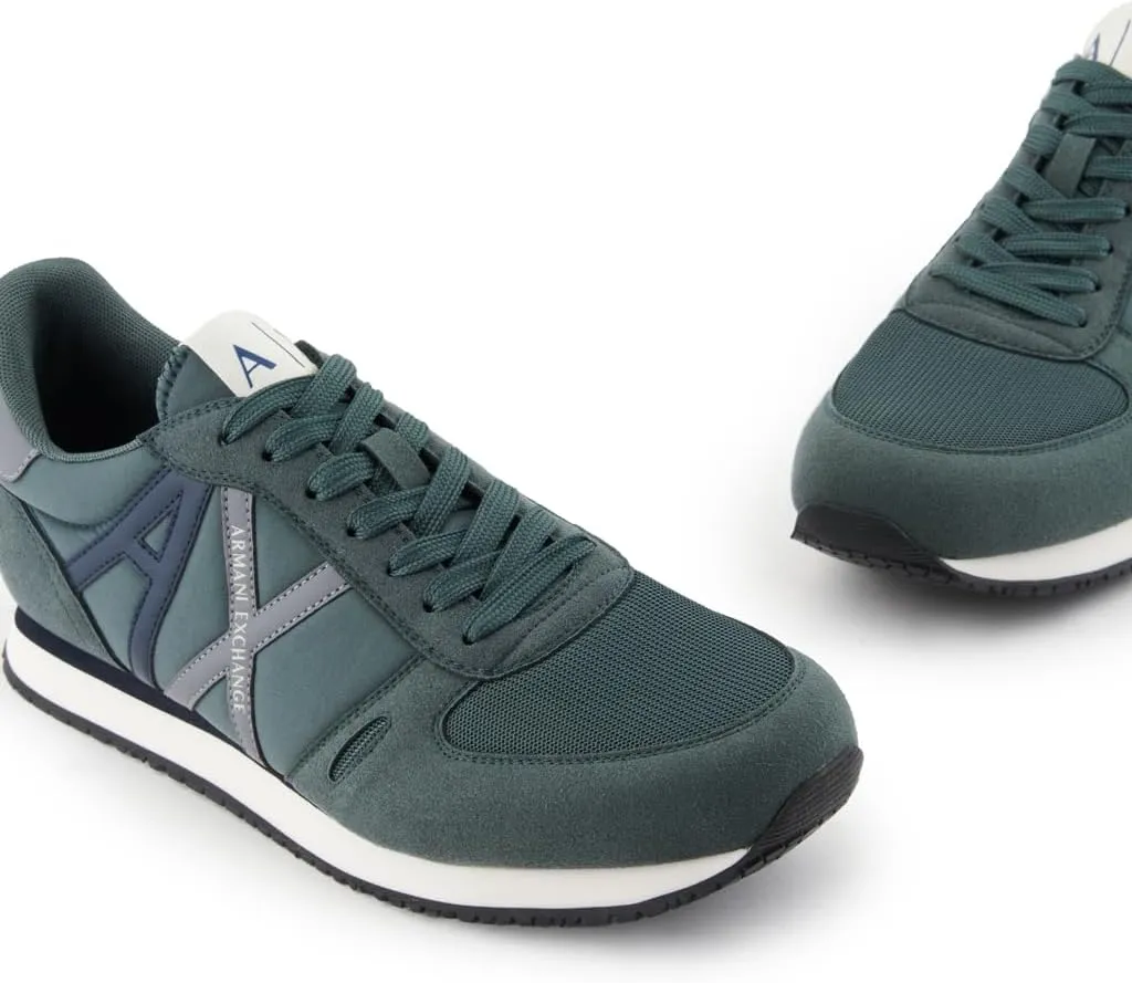 Armani Exchange Men's Retro Trainer Sneaker