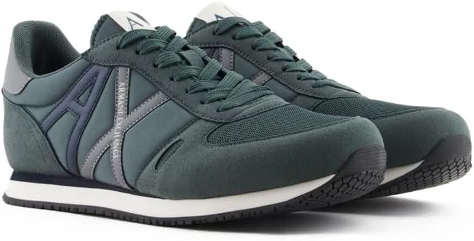 Armani Exchange Men's Retro Trainer Sneaker