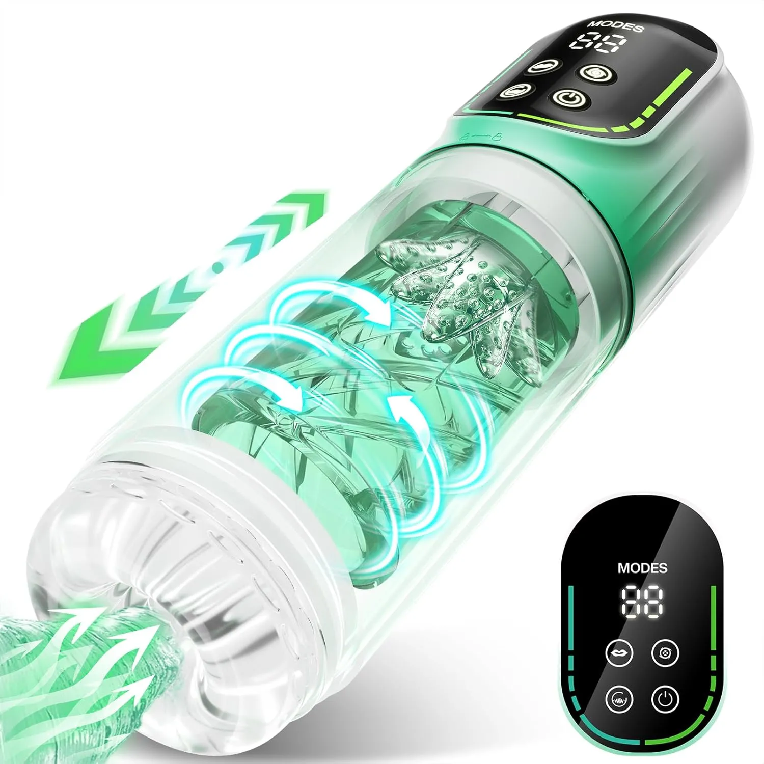 Automatic Male Masturbator Penis Pump, Male Sex Toys for Men Sex Toy Adult Toys Pocket Pussy Stroker Masturbators with 3 Pump & 7 Thrusting Rotating Vibrating Sucking Sex Machines & Devices