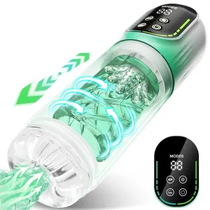 Automatic Male Masturbator Penis Pump, Male Sex Toys for Men Sex Toy Adult Toys Pocket Pussy Stroker Masturbators with 3 Pump & 7 Thrusting Rotating Vibrating Sucking Sex Machines & Devices