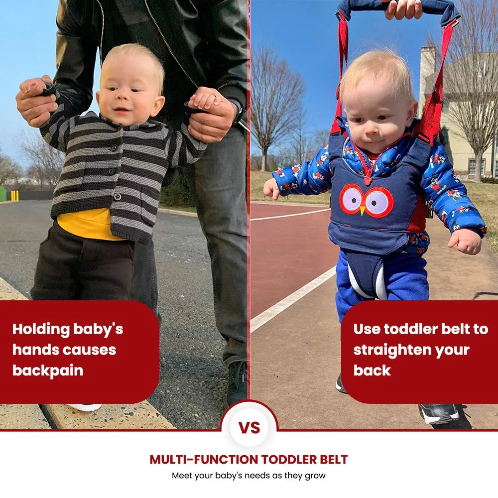 Baby Walking Harness - Handheld Kids Walker Helper - Toddler Infant Walker Harness Assistant Belt - Child Baby Walk Learning Help Support Assist Trainer Tool - for 7-24 Month Old