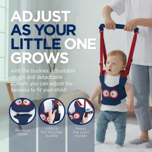 Baby Walking Harness - Handheld Kids Walker Helper - Toddler Infant Walker Harness Assistant Belt - Child Baby Walk Learning Help Support Assist Trainer Tool - for 7-24 Month Old