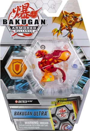 Bakugan Ultra, Batrix, 3-inch Tall Armored Alliance Collectible Action Figure and Trading Card