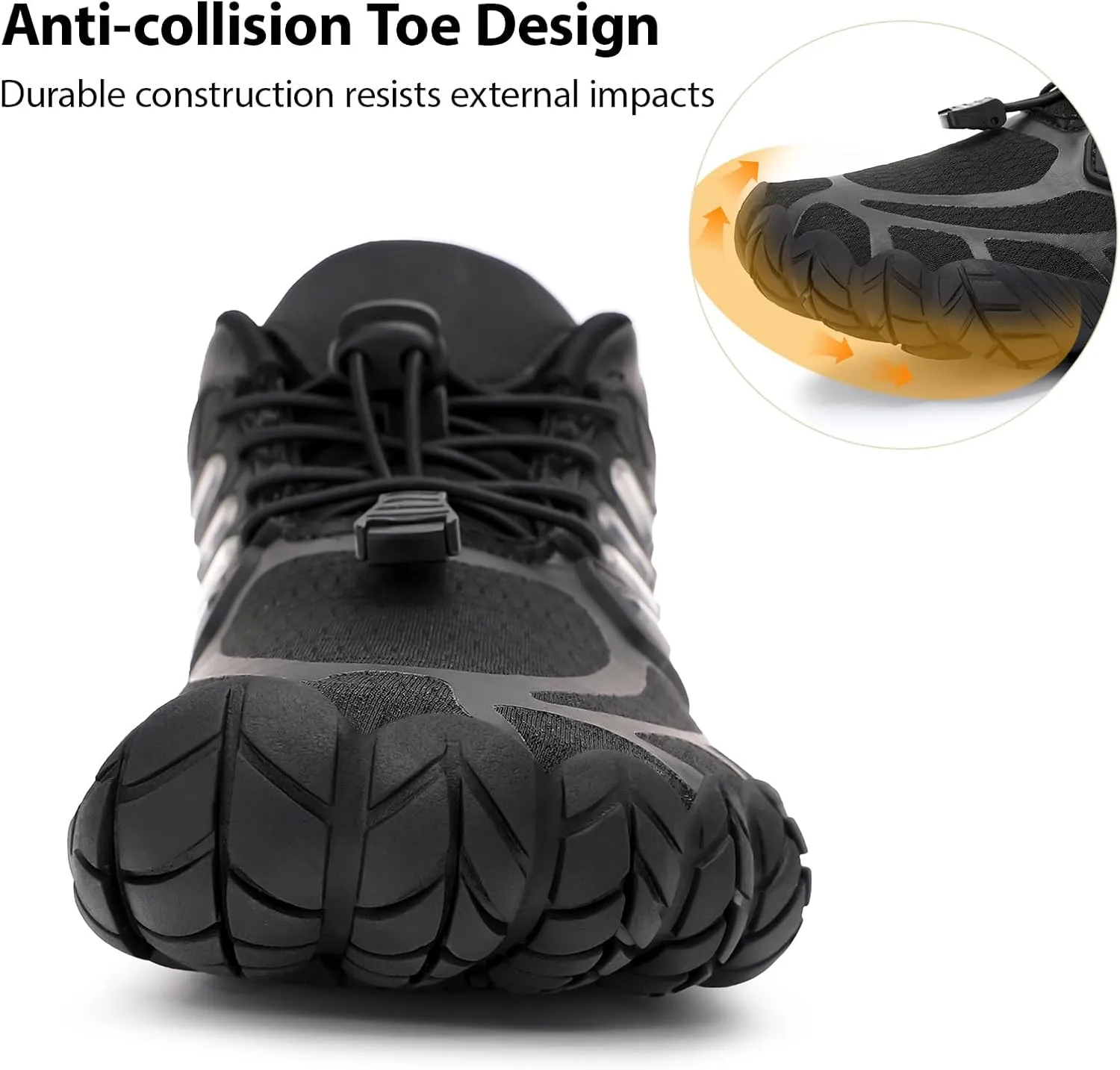 Barefoot Shoes Men Wide Toe Box Zero Drop Minimalist Shoes for Workout Cross-Trainer Walking Hiking Water Weightlifting Grounded Footwear