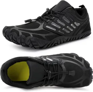 Barefoot Shoes Men Wide Toe Box Zero Drop Minimalist Shoes for Workout Cross-Trainer Walking Hiking Water Weightlifting Grounded Footwear