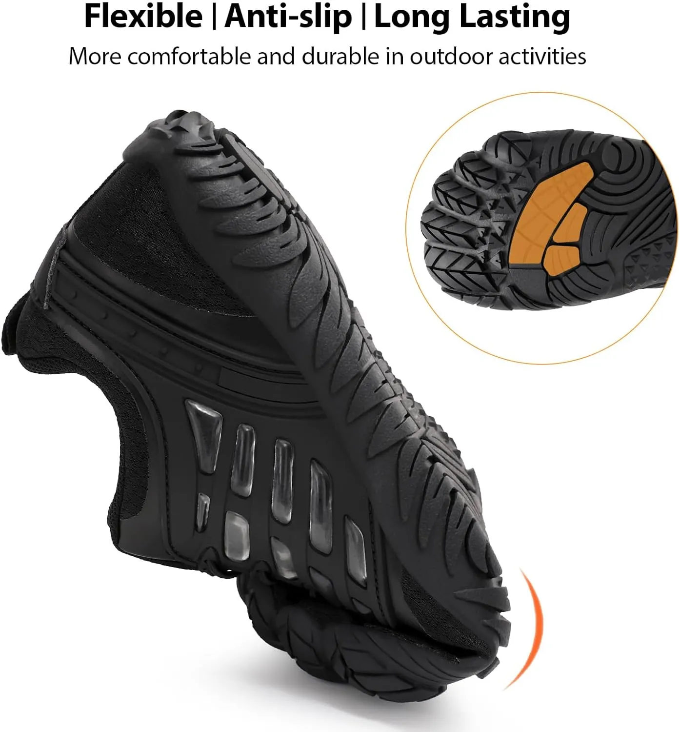 Barefoot Shoes Men Wide Toe Box Zero Drop Minimalist Shoes for Workout Cross-Trainer Walking Hiking Water Weightlifting Grounded Footwear