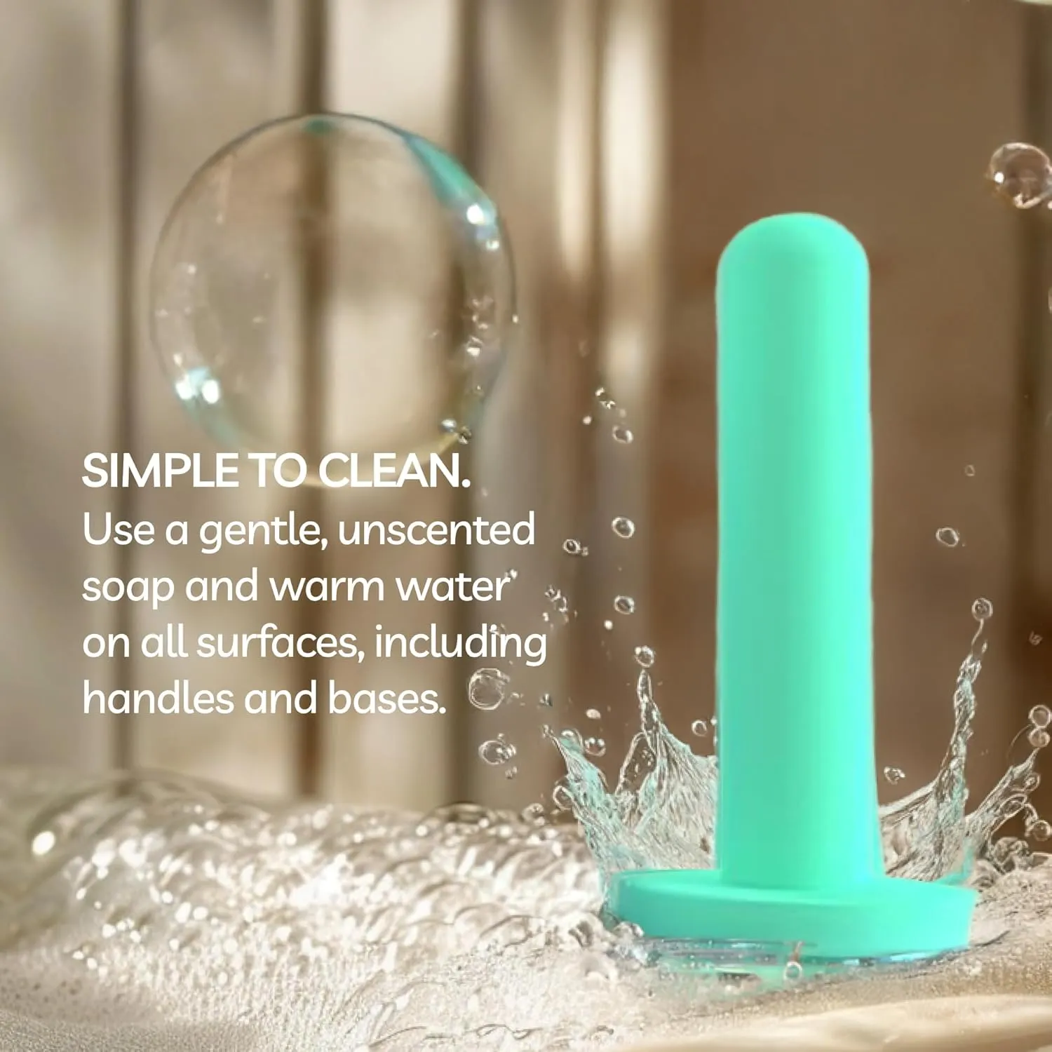 Bliss Comfort 4-Dilator Kit - Premium Soft Silicone - Pelvic Floor Muscle Dilator Exerciser Trainer Set - 4-Pack Sizes 5-8 - Bliss Glide Personal Moisturizer Included - $8 Value!