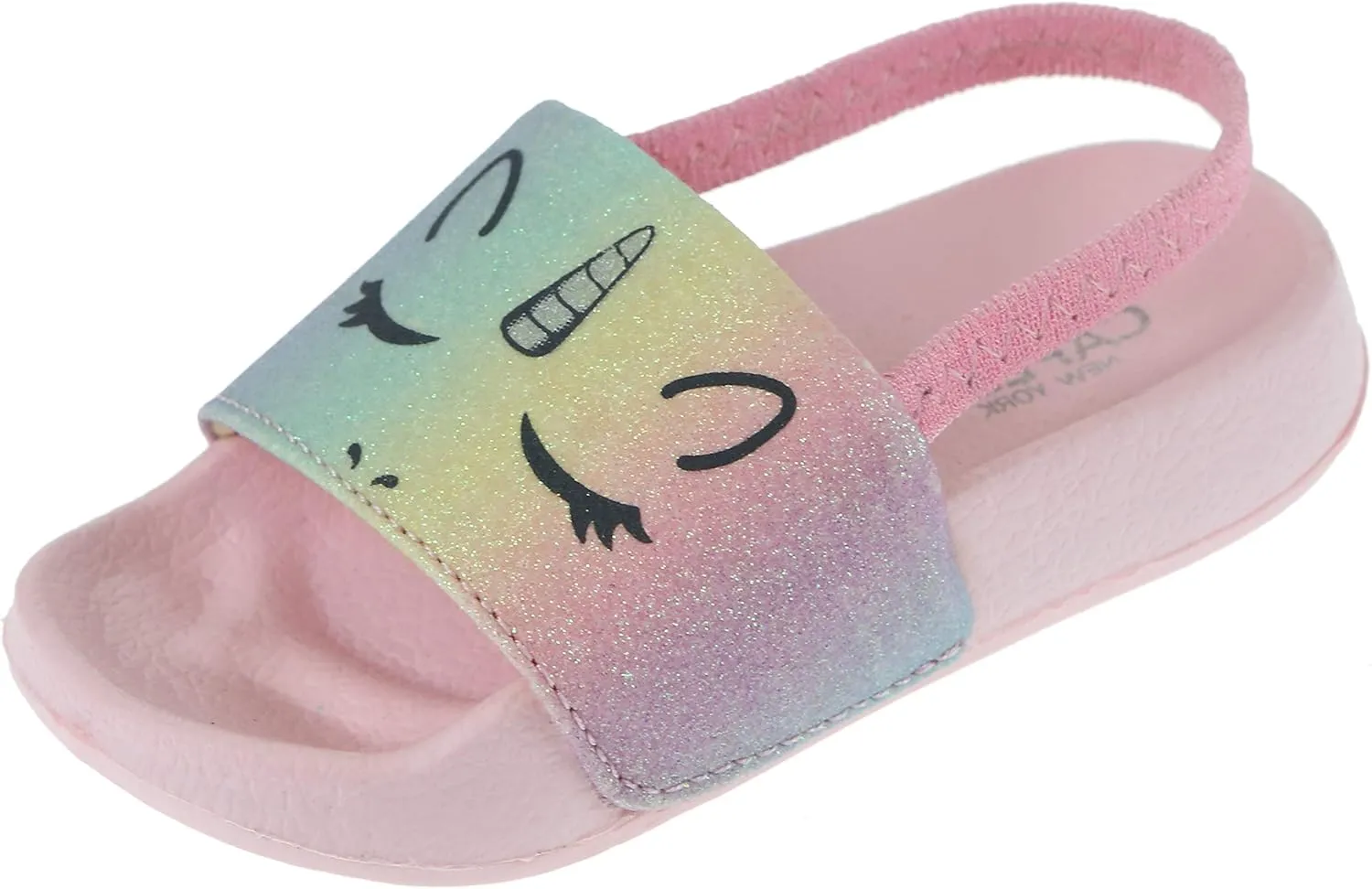 Capelli New York Toddler Girl Jelly Thong Flip Flop with Backstrap