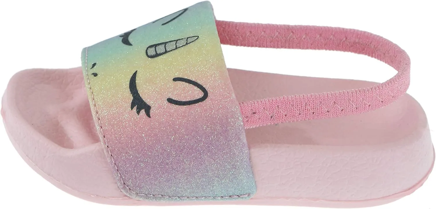 Capelli New York Toddler Girl Jelly Thong Flip Flop with Backstrap