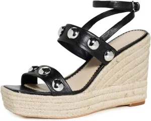 Cinq à Sept Women's Georgia Studded Wedge Espadrilles