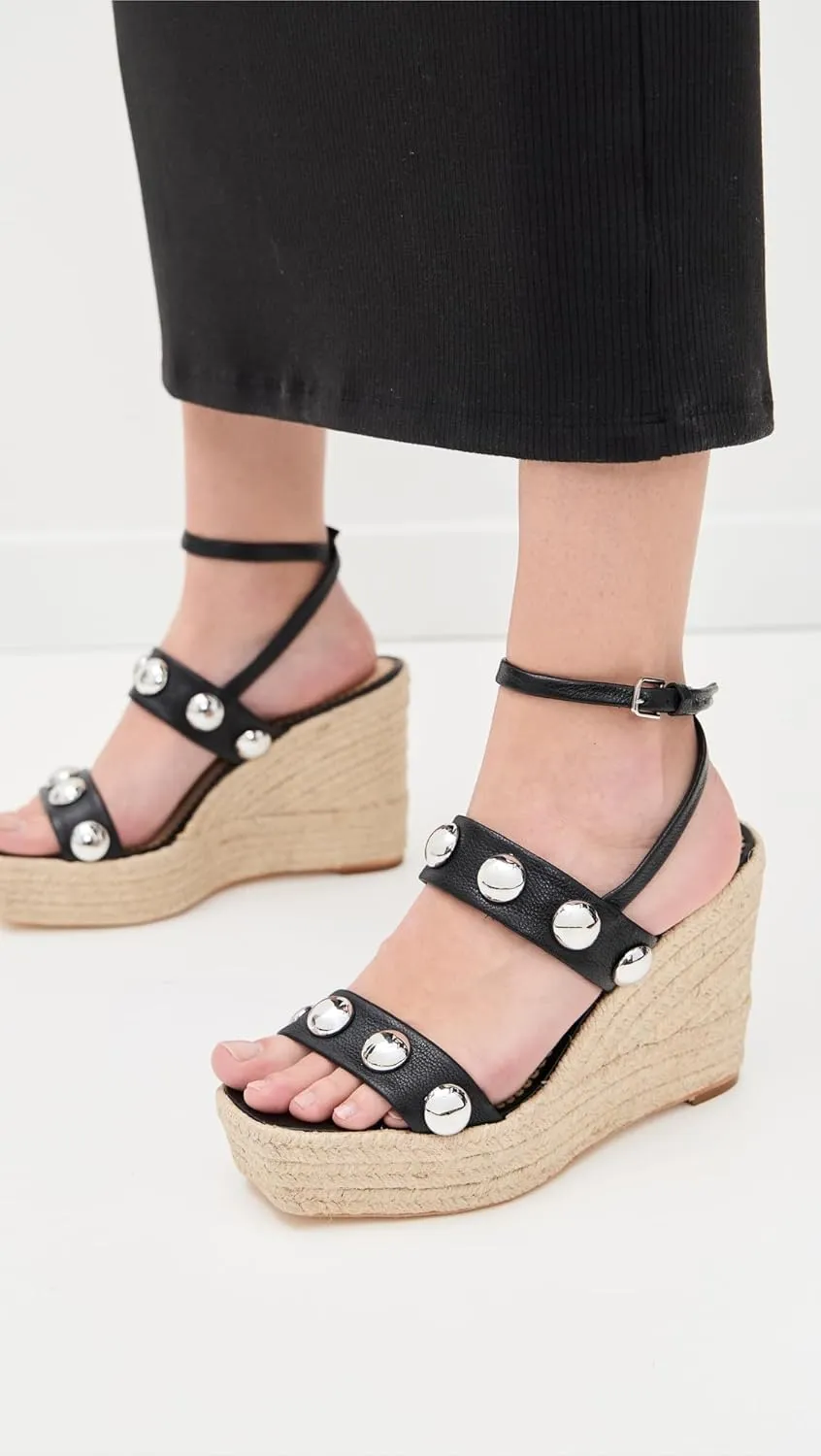 Cinq à Sept Women's Georgia Studded Wedge Espadrilles