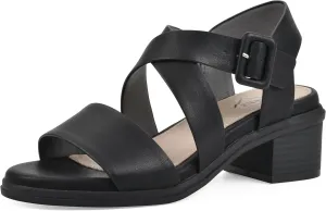 CLIFFS BY WHITE MOUNTAIN Women's Cordovan Strappy Low Block Heel Sandal
