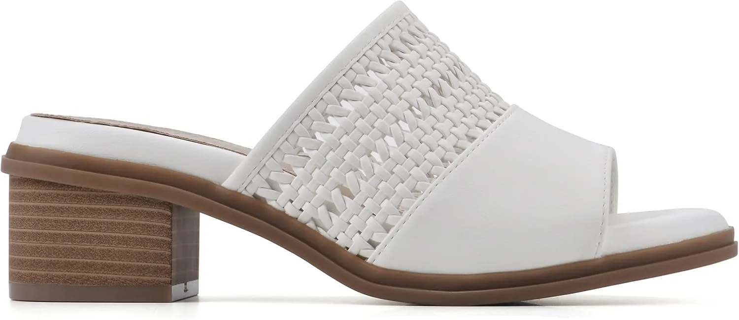 CLIFFS BY WHITE MOUNTAIN Women's Corley Block Heeled Sandal