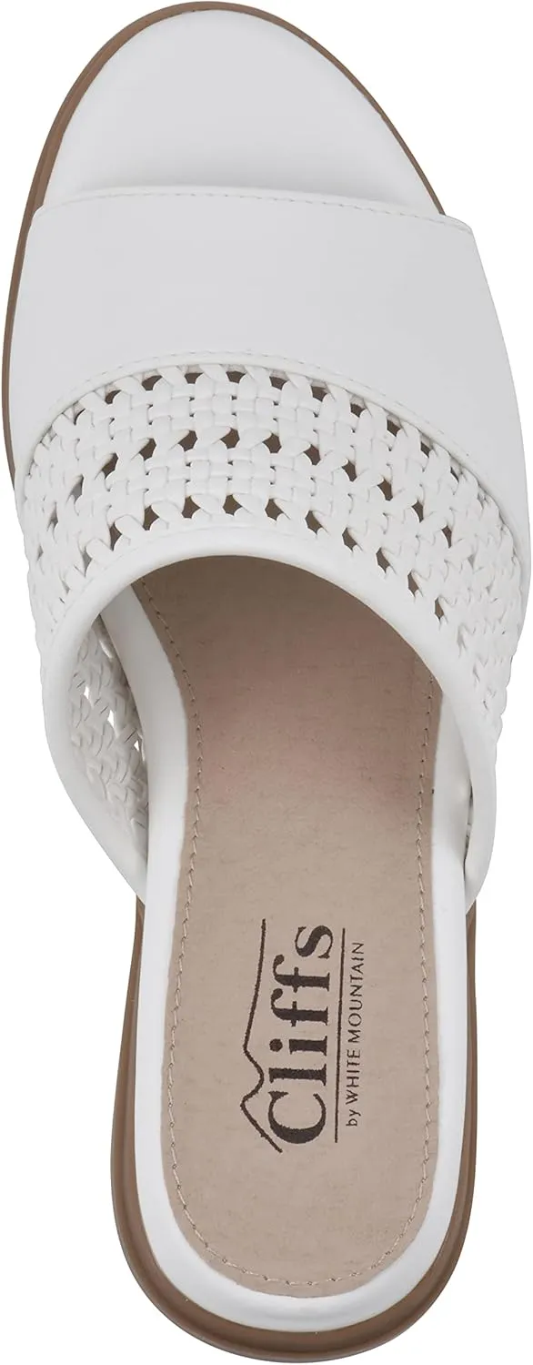 CLIFFS BY WHITE MOUNTAIN Women's Corley Block Heeled Sandal