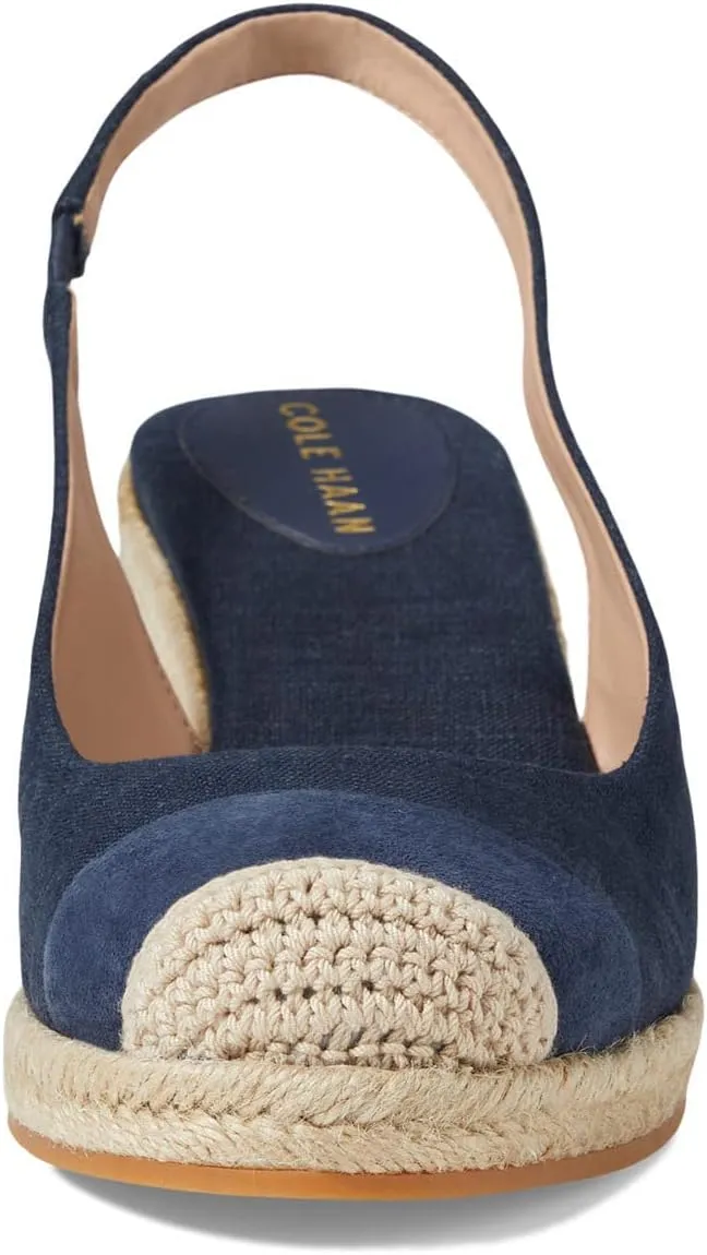 Cole Haan Women's Cloudfeel Espadrille Wedge Slingback 80 Mm