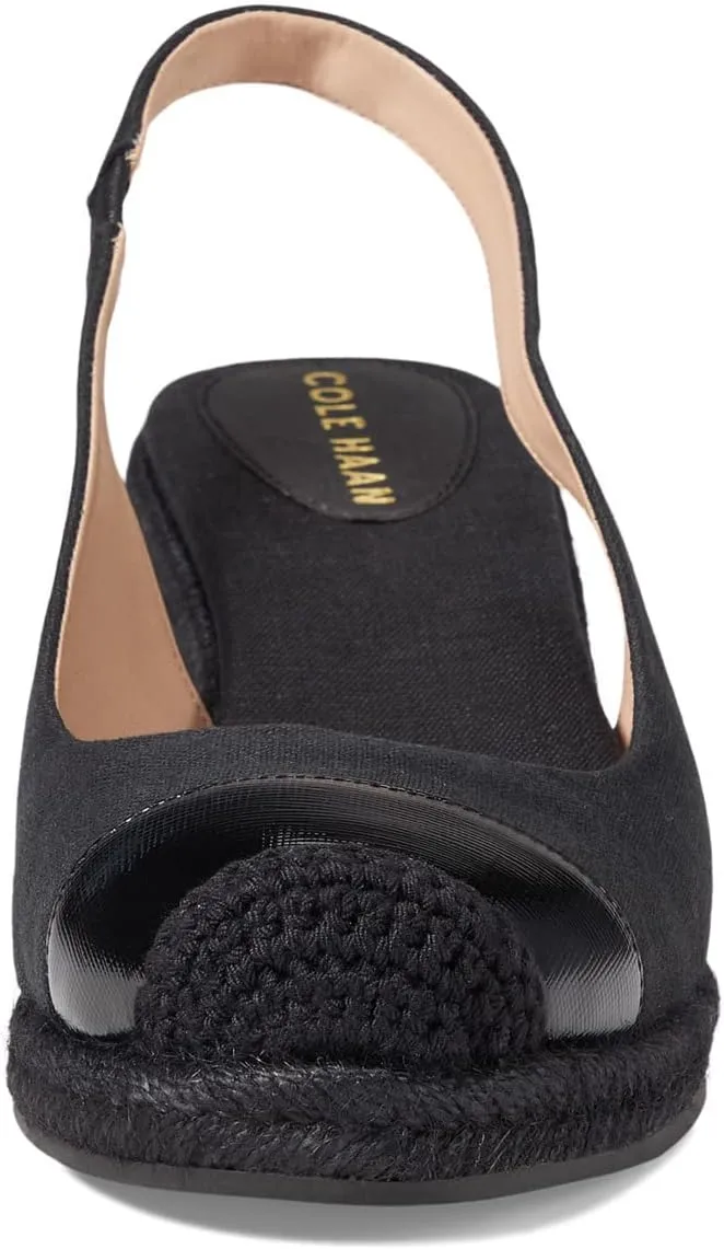 Cole Haan Women's Cloudfeel Espadrille Wedge Slingback 80 Mm