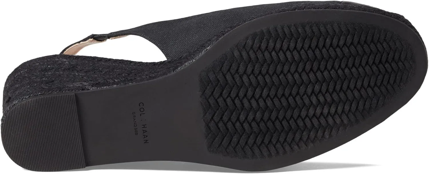 Cole Haan Women's Cloudfeel Espadrille Wedge Slingback 80 Mm