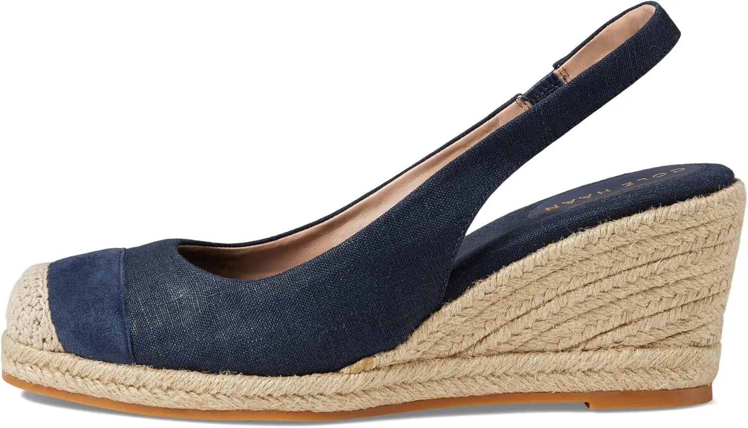 Cole Haan Women's Cloudfeel Espadrille Wedge Slingback 80 Mm