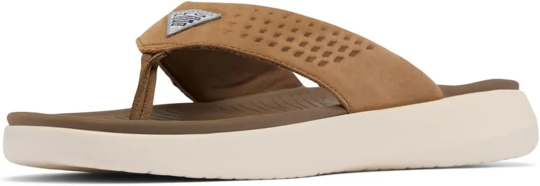 Columbia Men's PFG Boatside Flip Lea Sandal