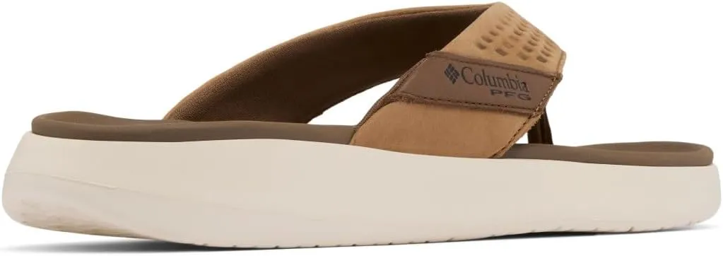 Columbia Men's PFG Boatside Flip Lea Sandal