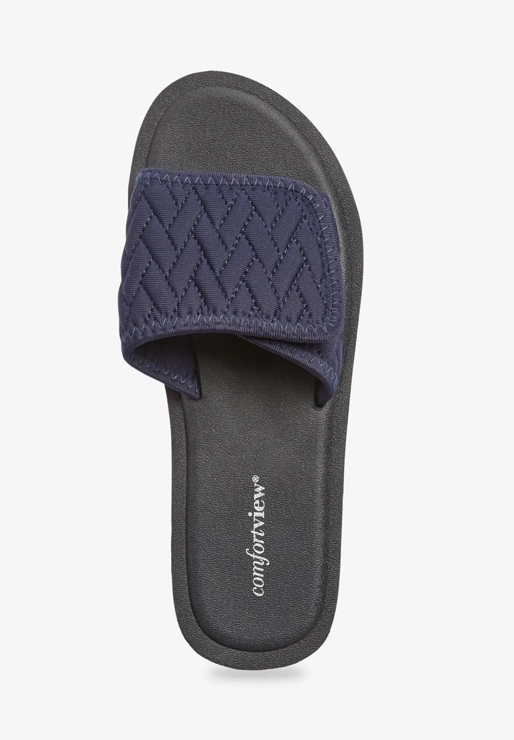 Comfortview Women's The Palmer Slip On Sandal (Wide Widths Available)