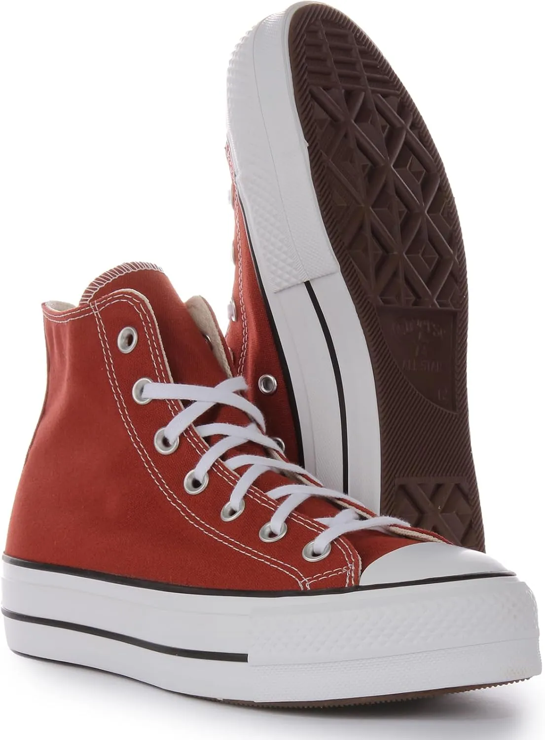 Converse Chuck Taylor All Star Lift Hi Women's Lace Up Canvas Platform Trainers