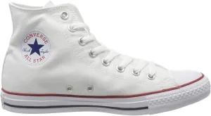 Converse Mens All Star Hi Top Chuck Taylor Chucks Sneaker Trainer - Optical White - 12