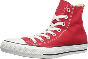 Converse Mens All Star Hi Top Chuck Taylor Chucks Sneaker Trainer - Red - 9