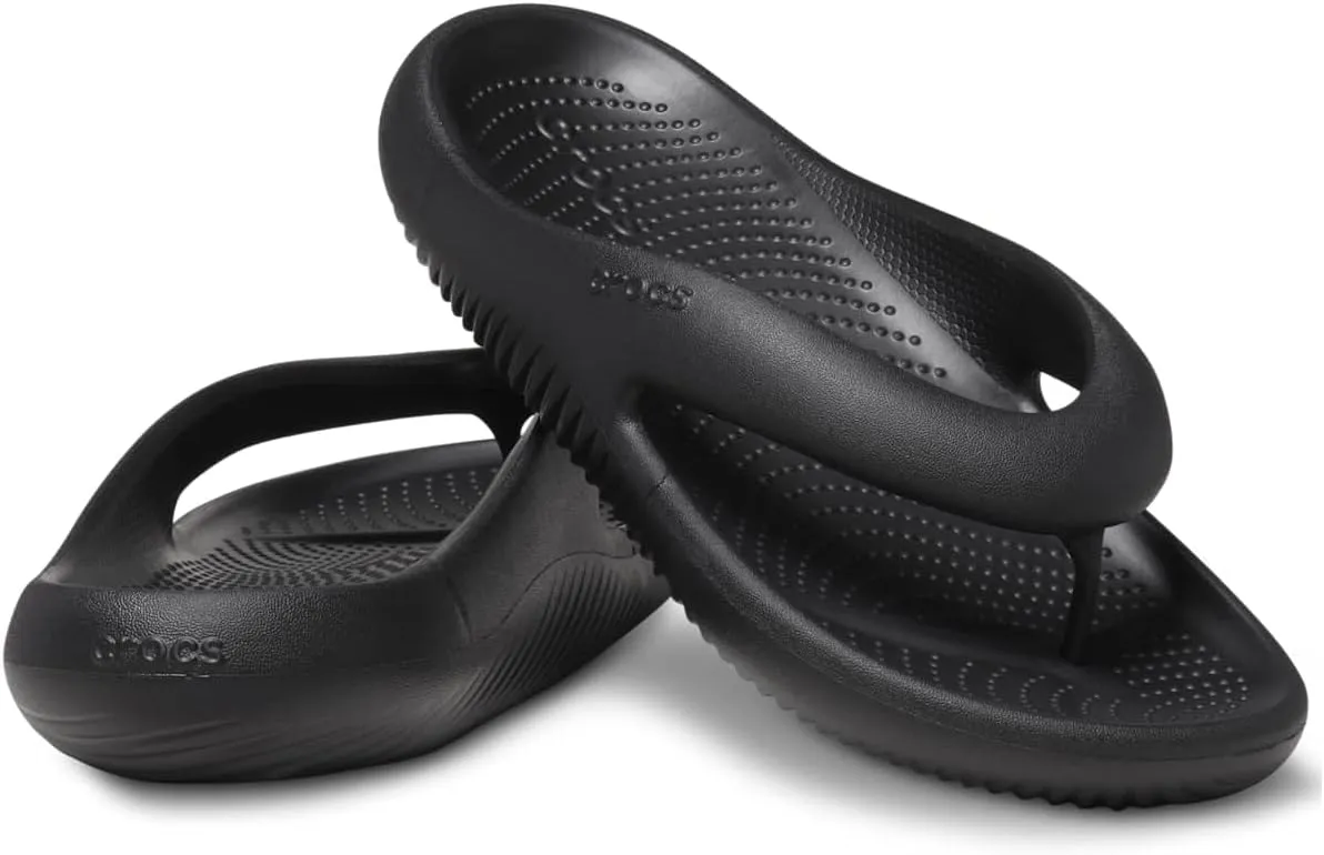 Crocs Unisex-Adult Mellow Flip Flops, Recovery Flip Flop Slides