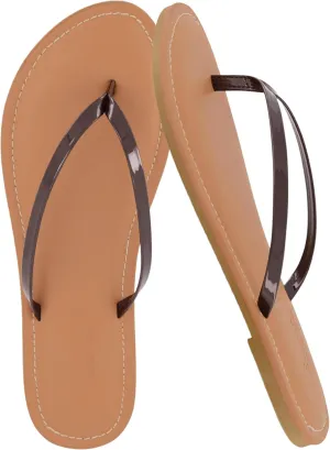 CUSHIONAIRE Women's Cora Flat Flip Flop Sandal with  Comfort