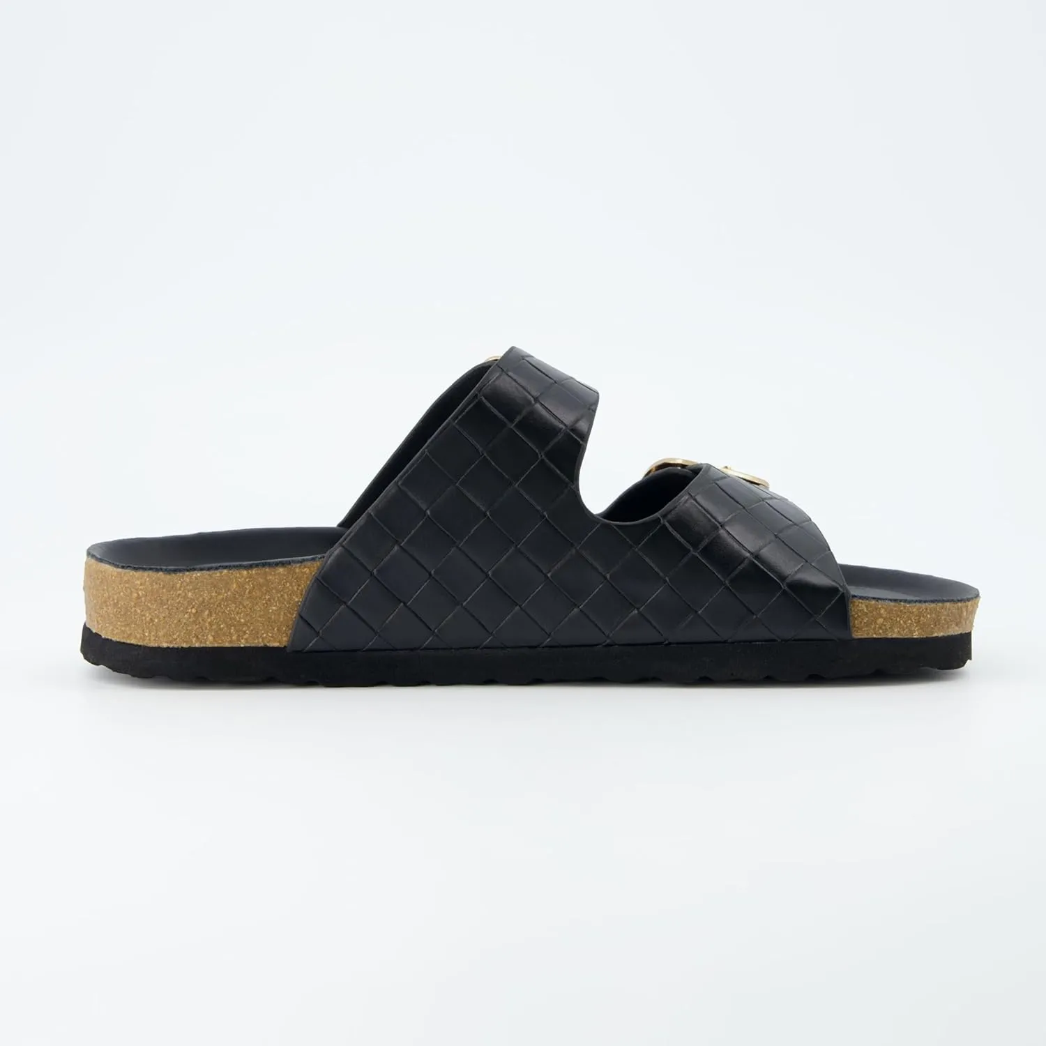 CUSHIONAIRE Women's Lang Cork footbed Sandal with  Comfort