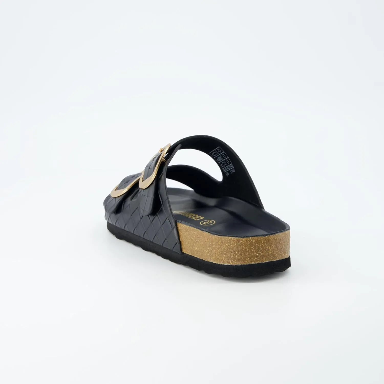 CUSHIONAIRE Women's Lang Cork footbed Sandal with  Comfort
