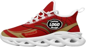 Custom Men's Running Shoes Lightweight Athletic Cushion Team Sports Sneaker Jogging Training Baseball Tennis Shoes