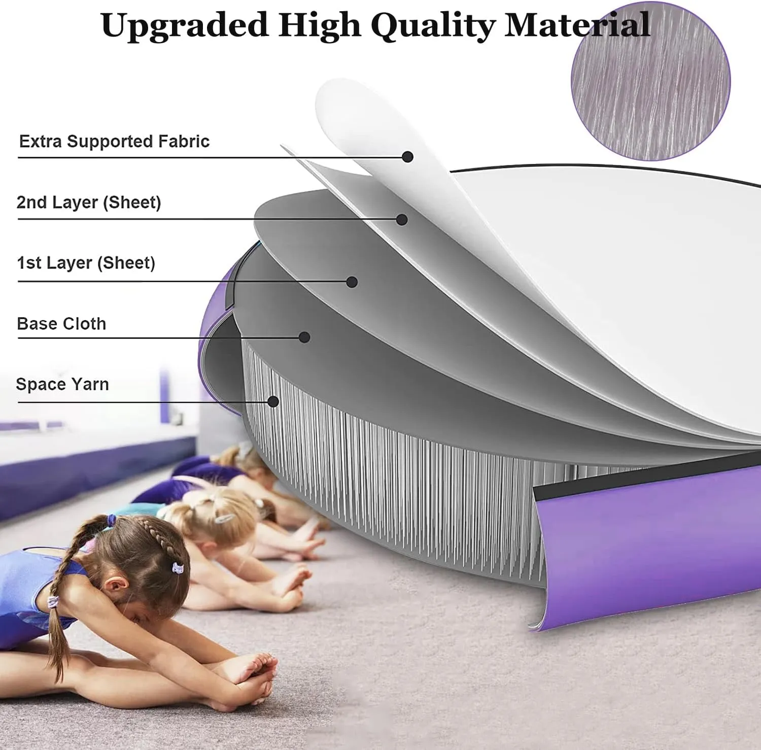 CZGBRO Air Spot Gymnastics Mat, Air Mat Tumble Track Gymnastic Equipment Inflatable Tumbler Backbend Trainer with Electric Pump for Yoga Cheerleading Home & Water Use