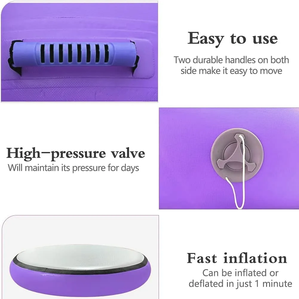 CZGBRO Air Spot Gymnastics Mat, Air Mat Tumble Track Gymnastic Equipment Inflatable Tumbler Backbend Trainer with Electric Pump for Yoga Cheerleading Home & Water Use