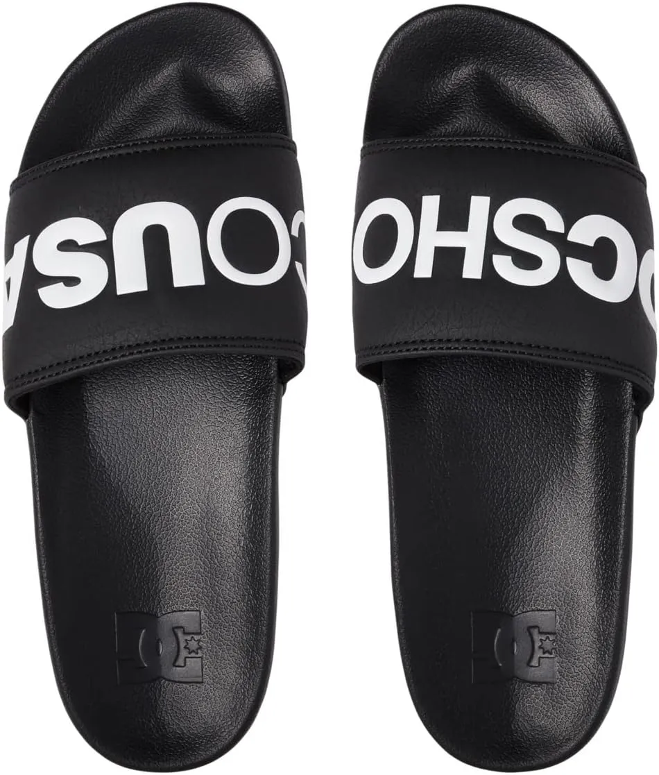 DC Men's Slide Sandal Flip Flop