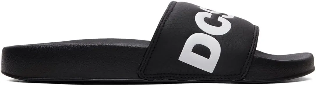 DC Men's Slide Sandal Flip Flop