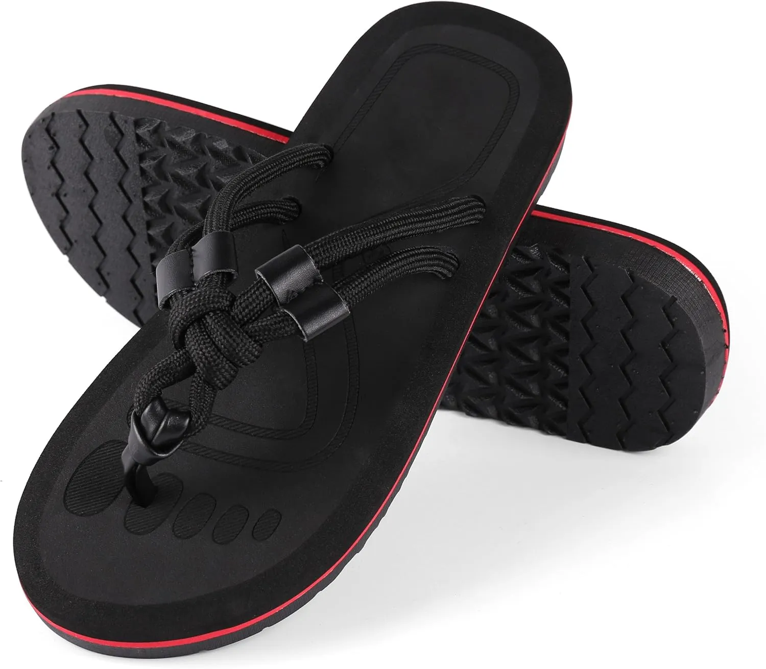 eBigvalue Anti-Skid Weatherproof Comfortable Flip Flop Sandle for Men, Boys for Home, Outdoor, Travel