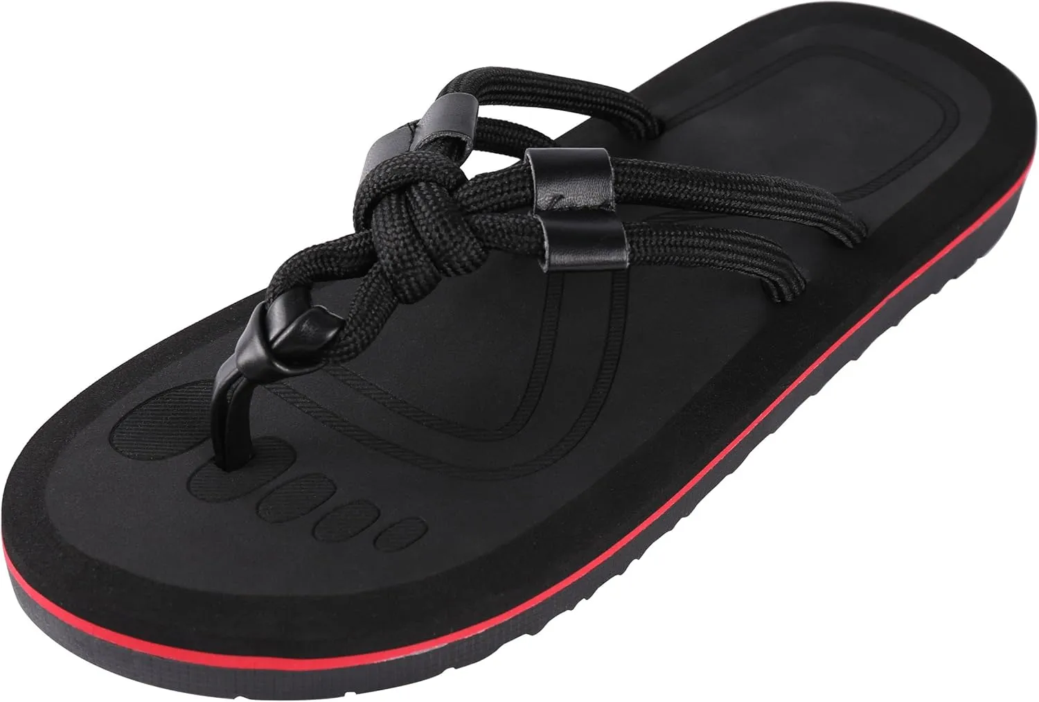 eBigvalue Anti-Skid Weatherproof Comfortable Flip Flop Sandle for Men, Boys for Home, Outdoor, Travel