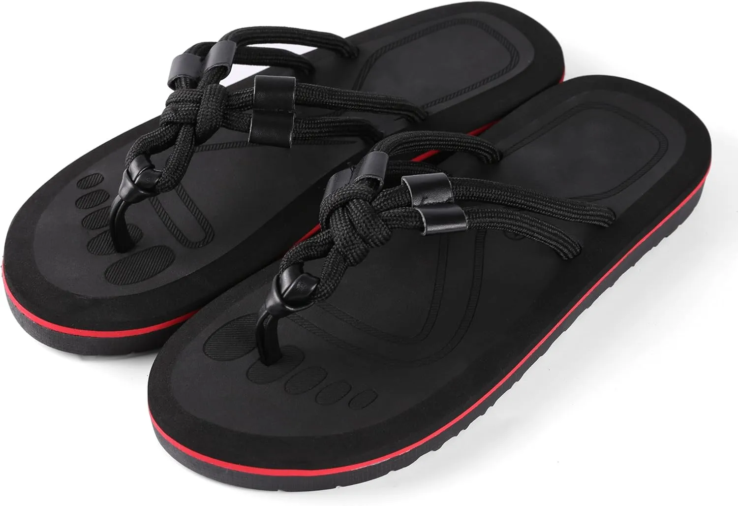 eBigvalue Anti-Skid Weatherproof Comfortable Flip Flop Sandle for Men, Boys for Home, Outdoor, Travel