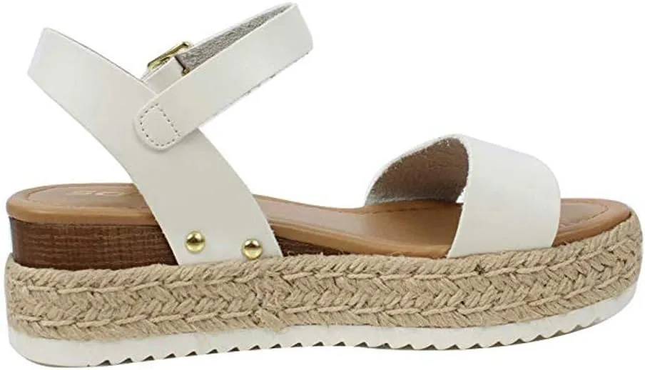 Ecolley Summer Sandals for Women Comfortable Fashion 2019 Espadrille Platform Size 39 EU