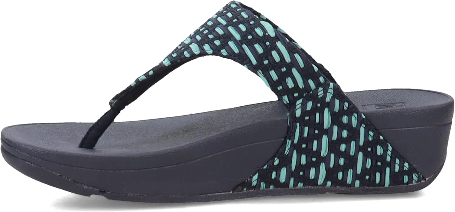 FitFlop Women's Gracie Rubber-Buckle Leather Toe-Post Sandals