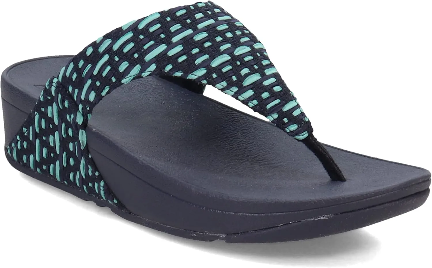 FitFlop Women's Gracie Rubber-Buckle Leather Toe-Post Sandals