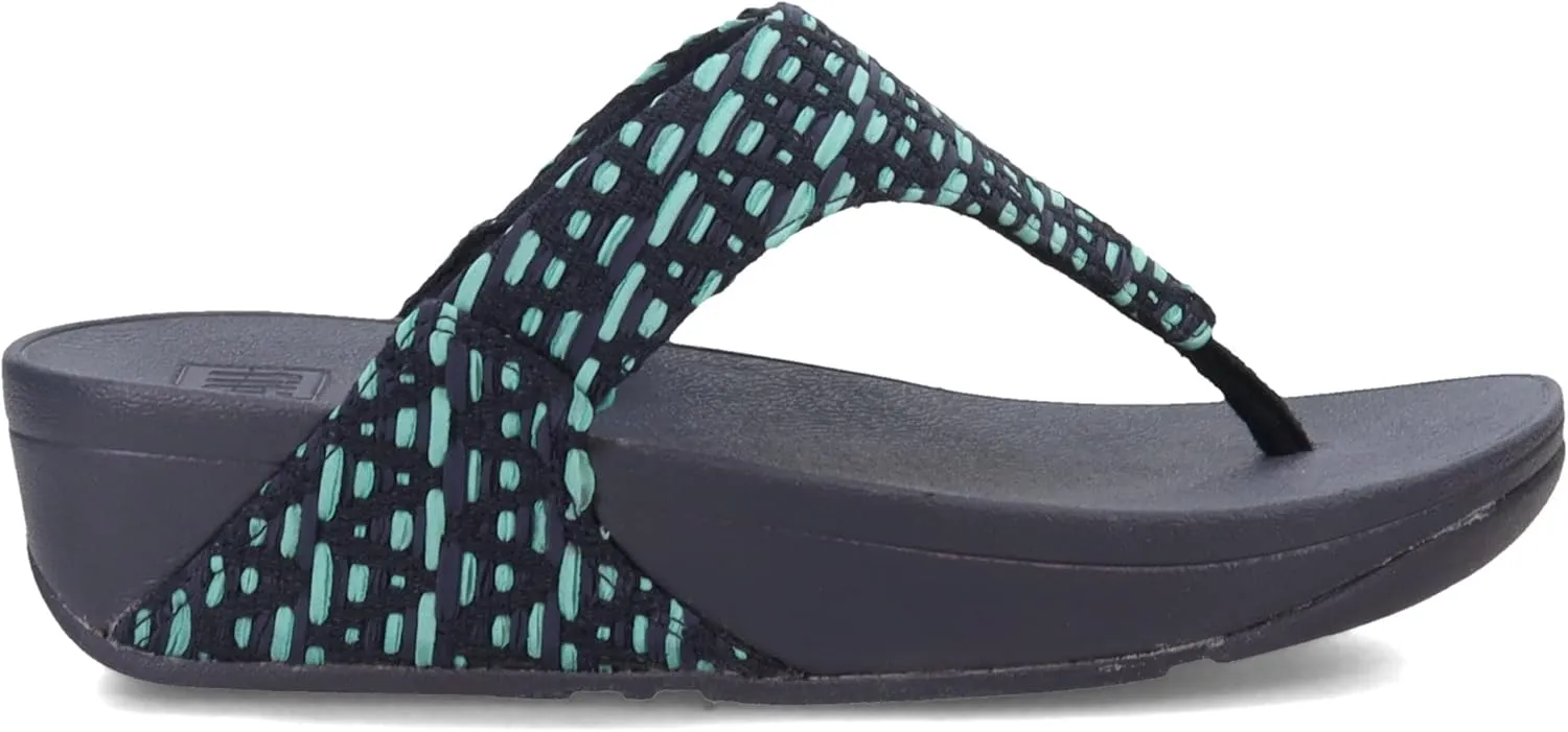 FitFlop Women's Gracie Rubber-Buckle Leather Toe-Post Sandals