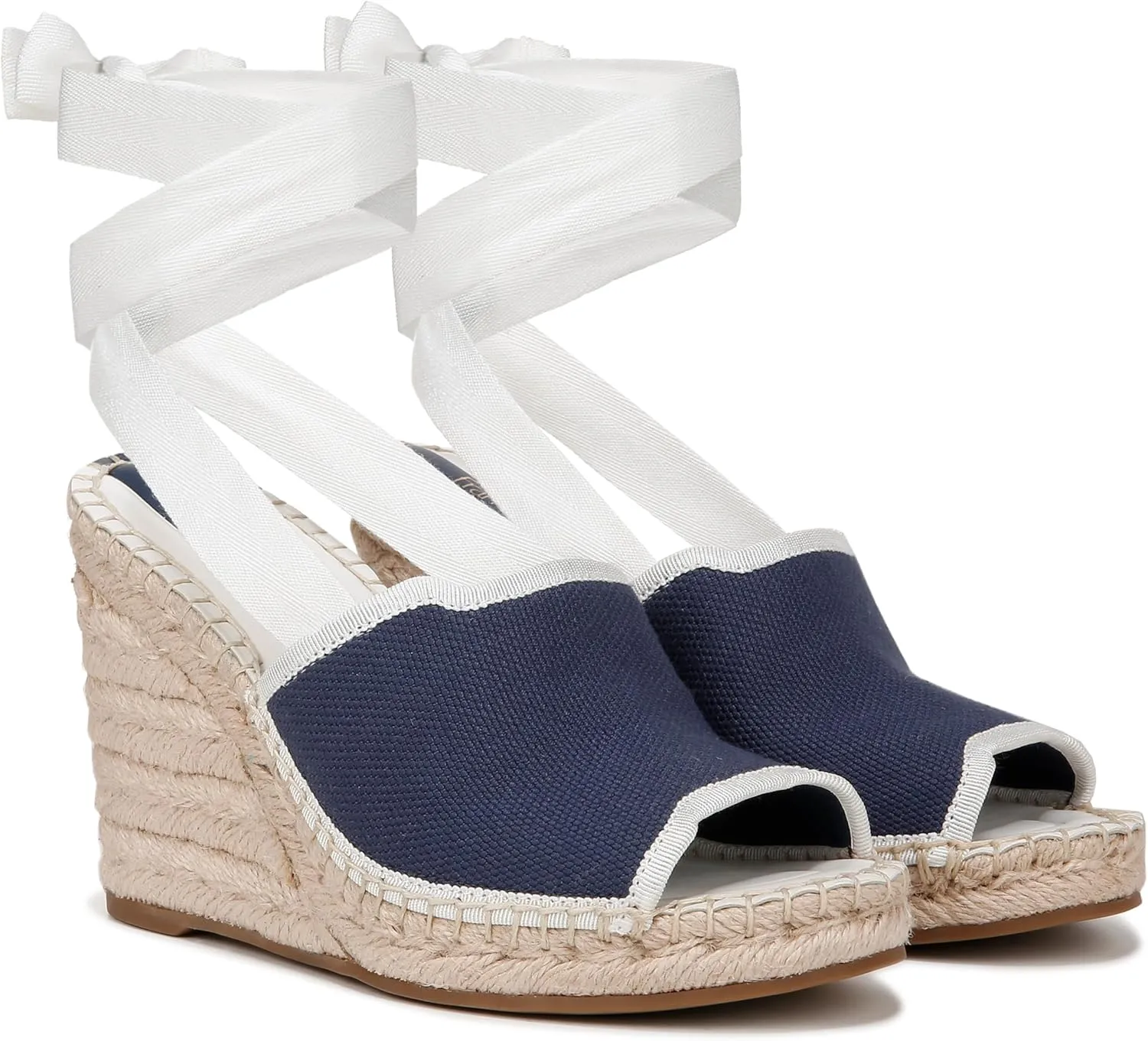 Franco Sarto Women's Sierra Lace Up Espadrille Wedges Sandal